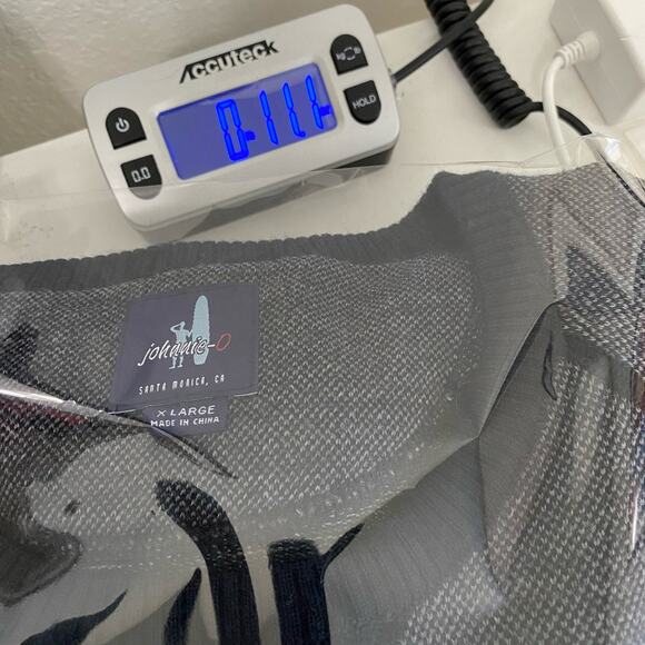 Johnnie O Sweater Mens Size XL Boggs Bird's Eye Crewneck Merino Wool MSRP $198 - Picture 9 of 9